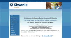 Desktop Screenshot of kingstonkiwanis.org